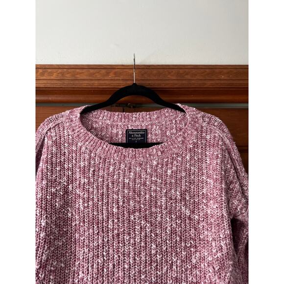 Abercrombie & Fitch Women's Marled Shaker Pullover Sweater Long Sleeve Size S - Picture 3 of 10
